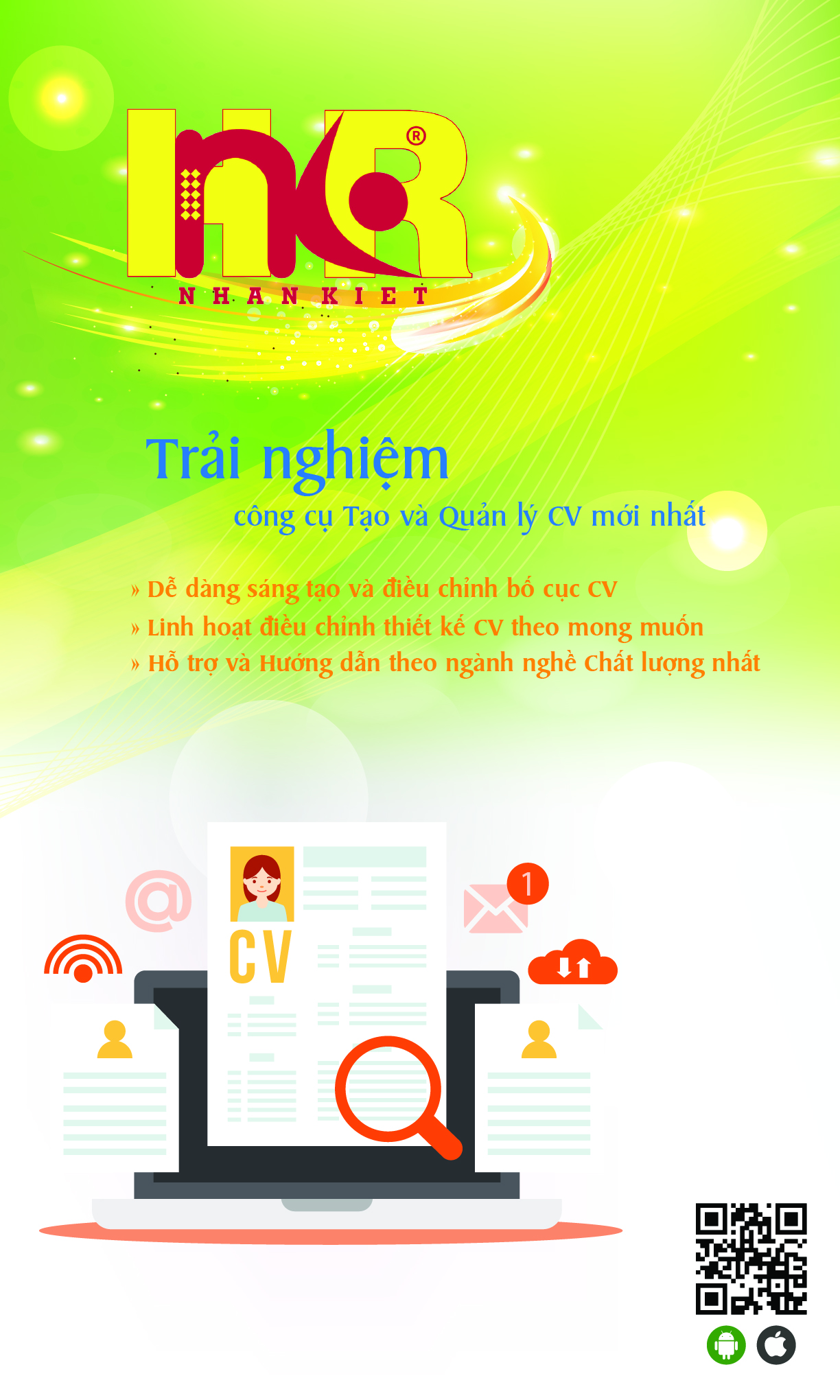 HRNK - App, website tuyen dung hang dau