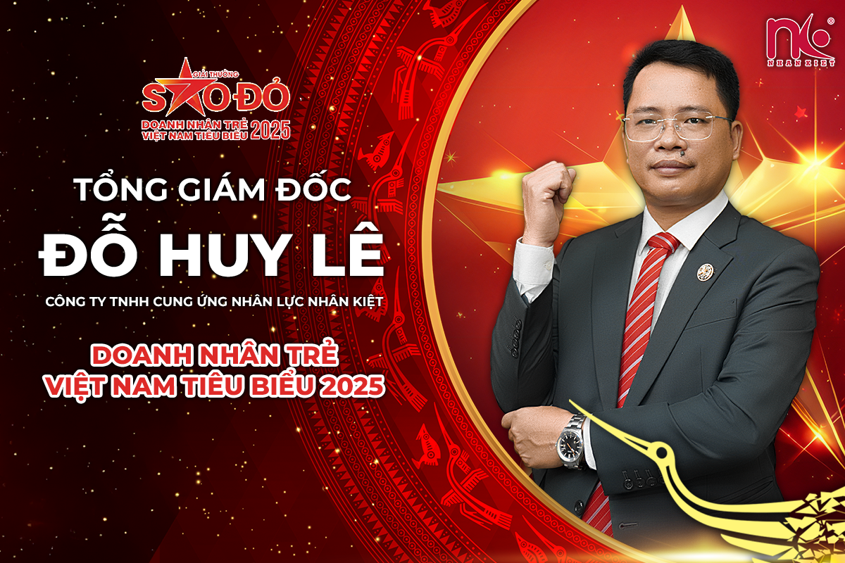 VINH DANH ÔNG ĐỖ HUY LÊ TẠI GIẢI THƯỞNG SAO ĐỎ – DOANH NHÂN TRẺ VIỆT NAM TIÊU BIỂU 2025